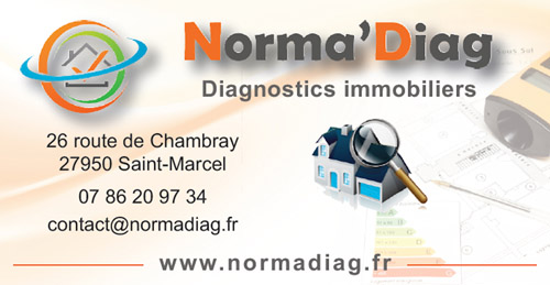 Norma'Diag, Diagnostics immobiliers sur la égion de Vernon, Saint-Marcel, Pacy Sur Eure, Gaillon, Les Andelys